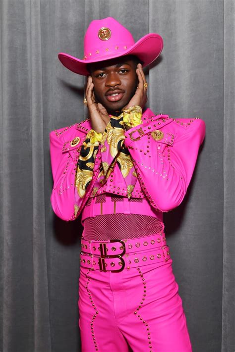 lil nas x versace pink|lil nas x pink costume.